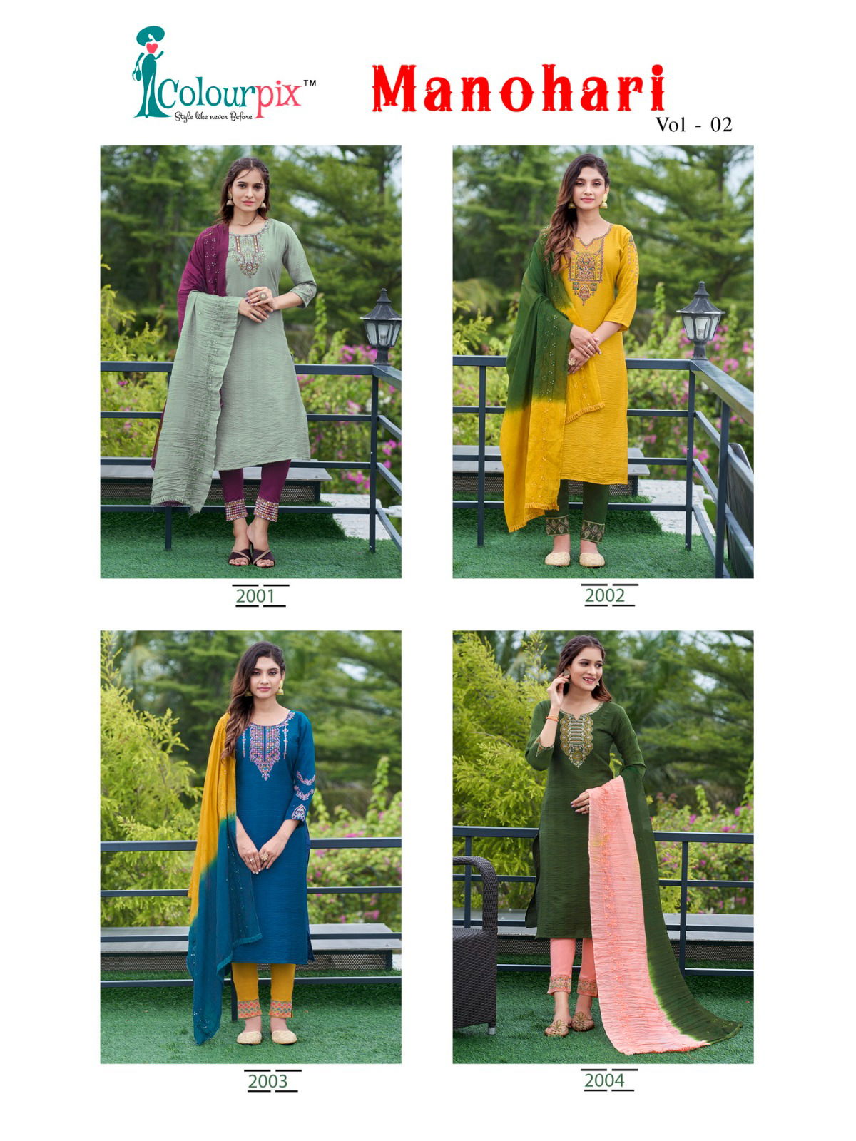 Colourpix Manohari Vol 2 Readymade Suits Catalog